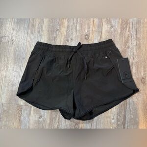 90 Degree By Reflex Black Athletic Shorts